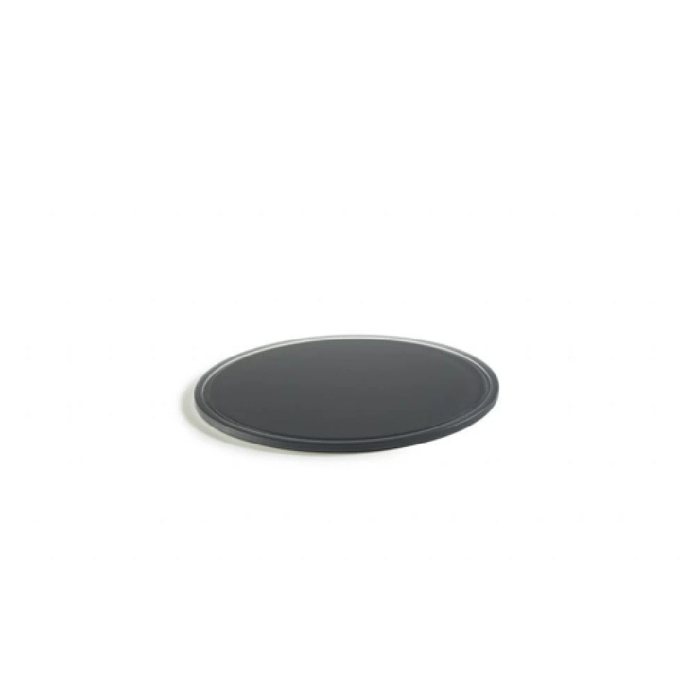 Revol 656264 Round Tray With Groove For Dome Stackable Resin Anthracite