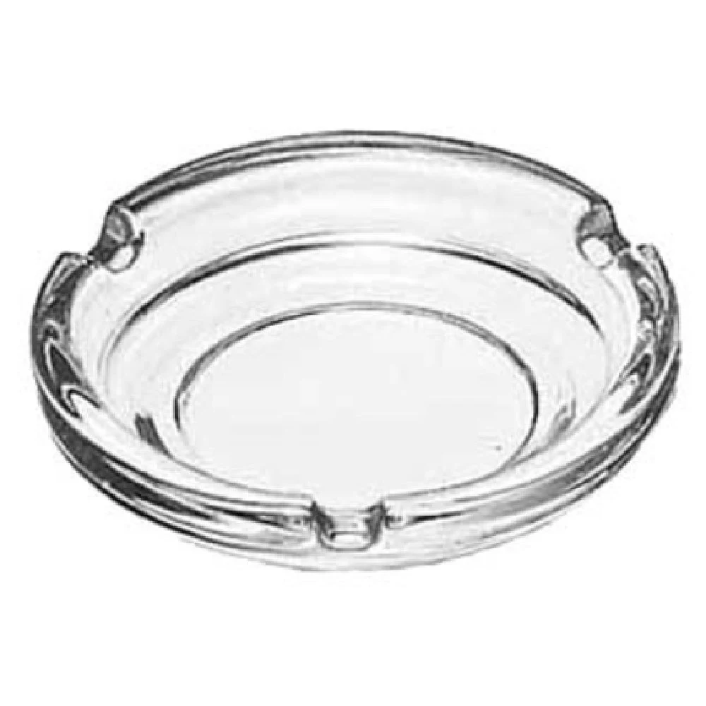 Libbey 5156 4-1/4 Inch Diameter Ash Tray Clear Glass 48 Packs