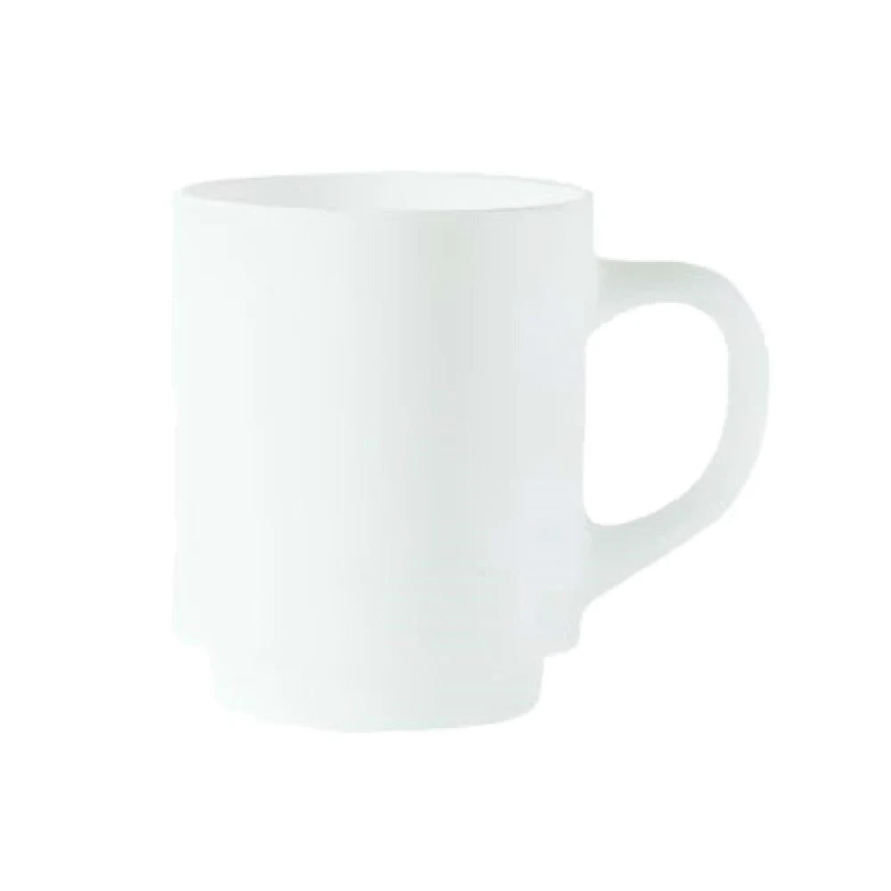 Arc Cardinal 36140 8 Oz Mug Fluorosilicate Opal Glass Restaurant White 36 Packs