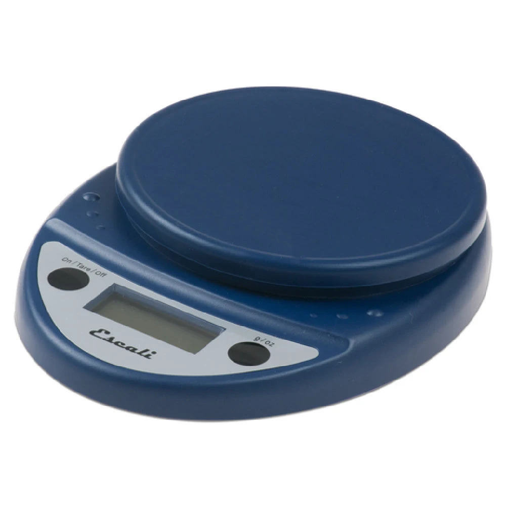 JB Prince U933 BL 6 Inch Round Escali Pocket Scale with Tare Blue Plastic