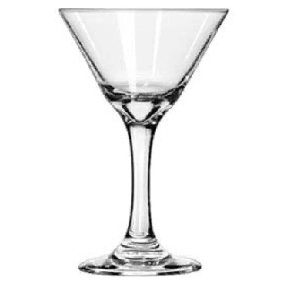 Libbey 3733 7-1/2 Oz. Glass Cocktail Martini with Safedge Rim Guarantee