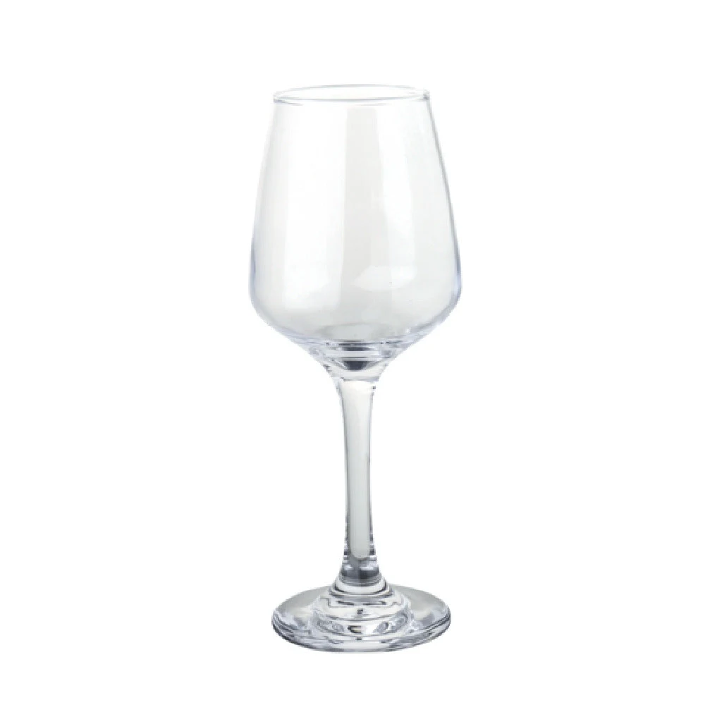 Yanco AS-112 12 Oz Clear Lead-Free Crystal Wine Glass Dishwasher Safe 24 Pack