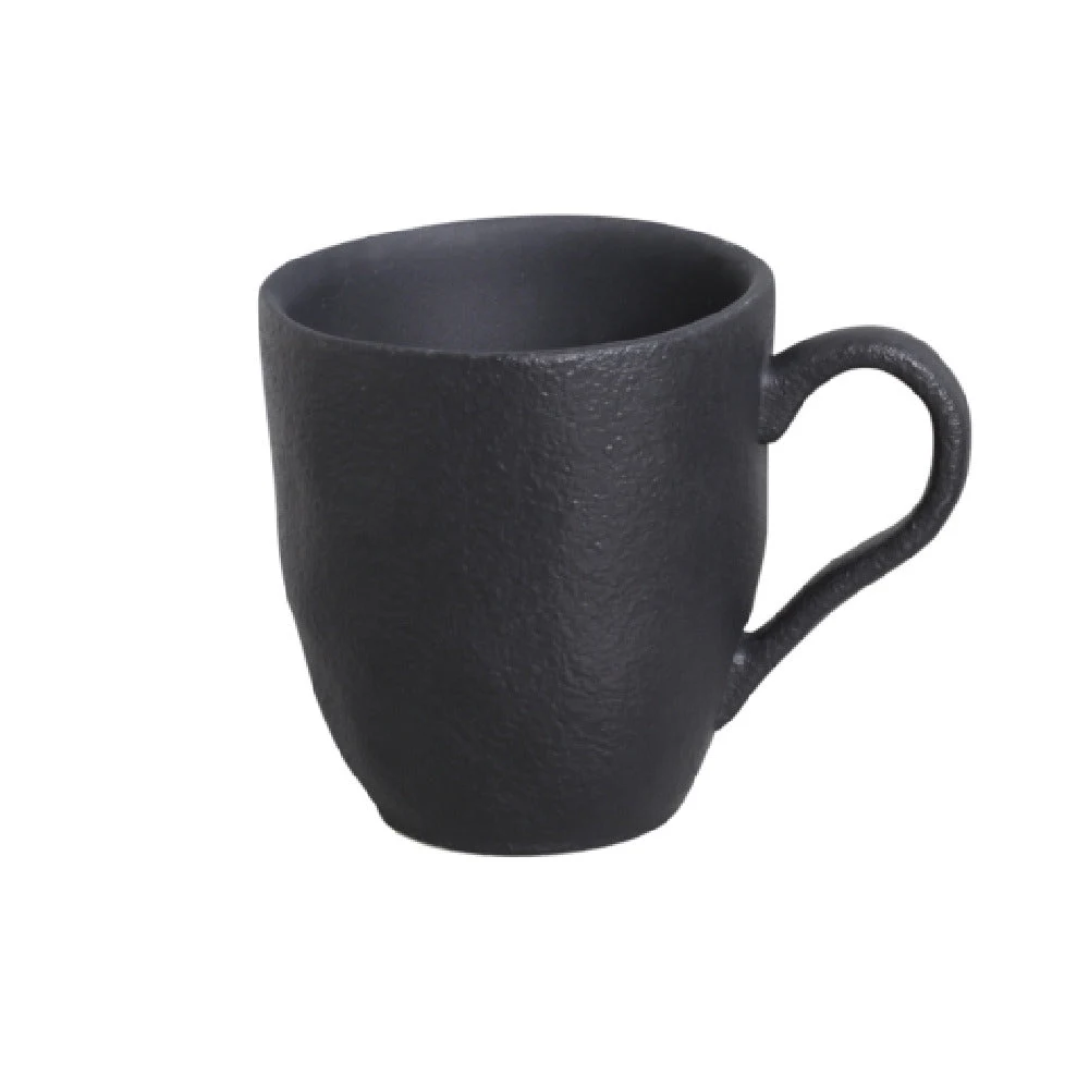 Porto Brasil 1131473901 Mug 3.31 Inch 9.23 Oz Stoneware Stackable Matte Black