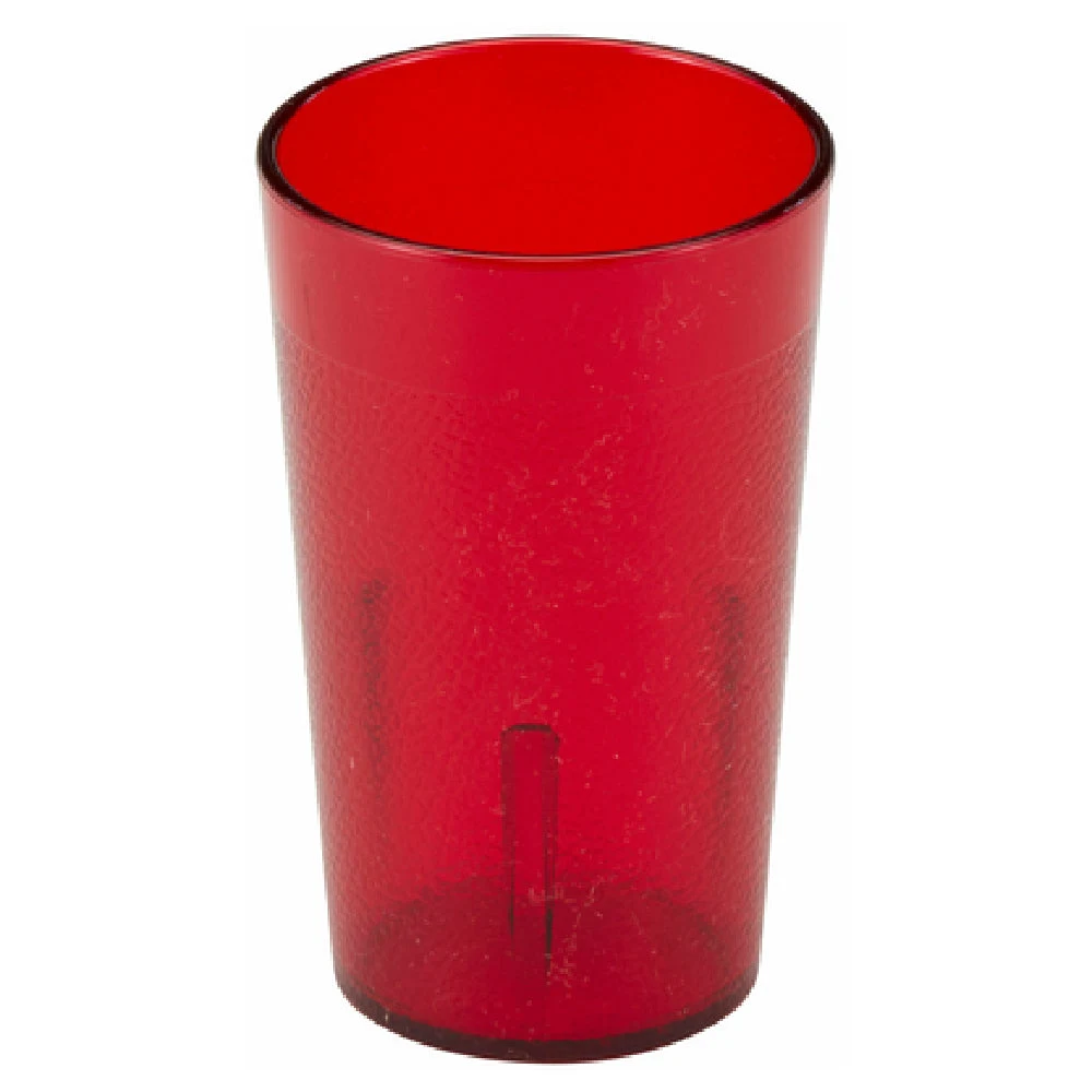 Cambro 500P2156 5.2 Oz. Ruby Red Textured Plastic Colorware Tumbler