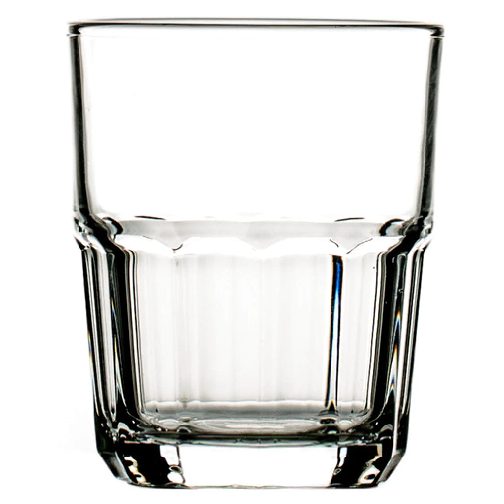 Hospitality Brands HGV4393-012 7 Oz Clear Fully Tempered Rocks Glass - 12 Packs