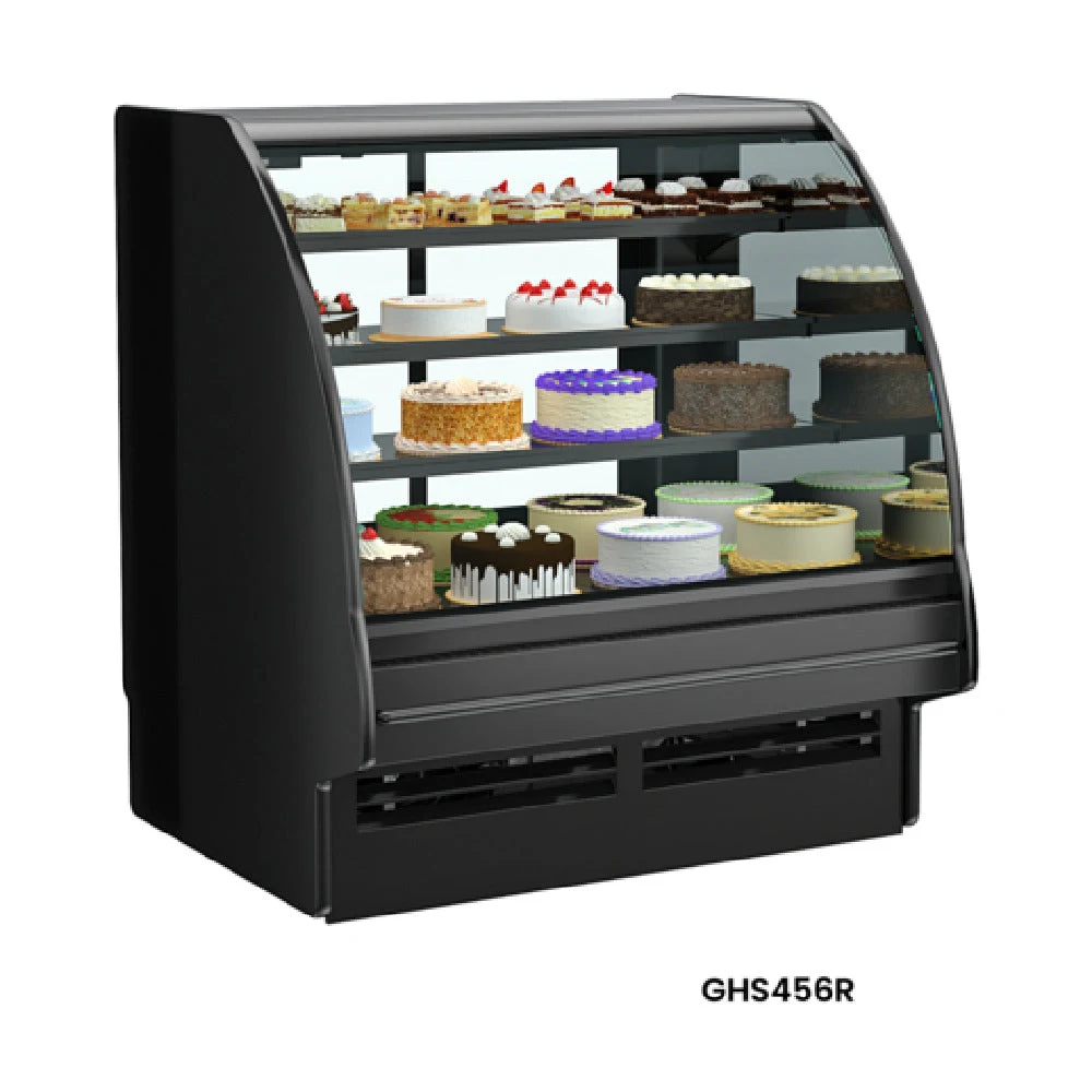 Structural Concepts GHS556R (CURVED) 62 Inch Fusion Refrigerated Display Case with Lift-up Glass