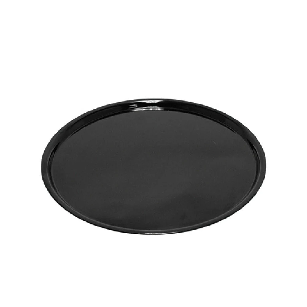 BauscherHepp TB146 11-4/5 Inch Round Tray Dishwasher Safe Melamine Black