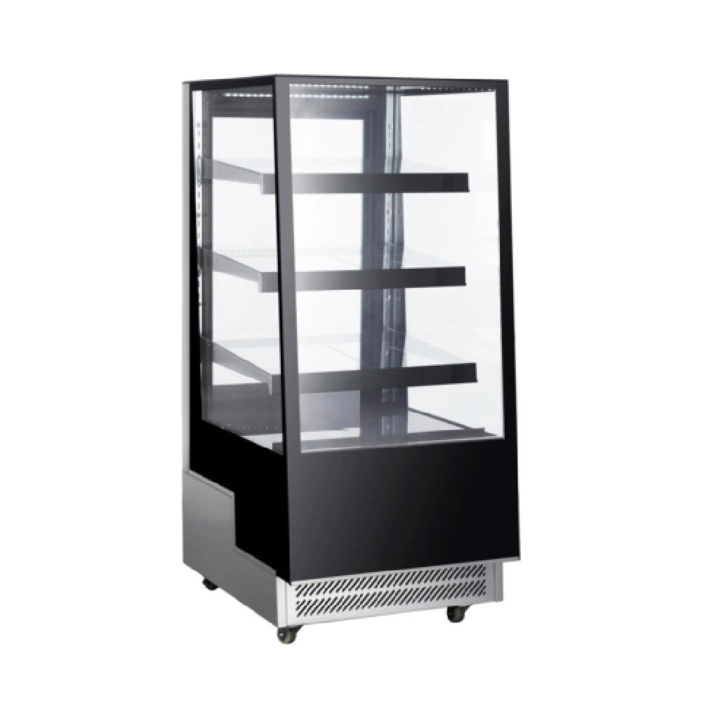 Admiral Craft BDDRF-350 25 Inch Refrigerated Display Case Floor Standing Black