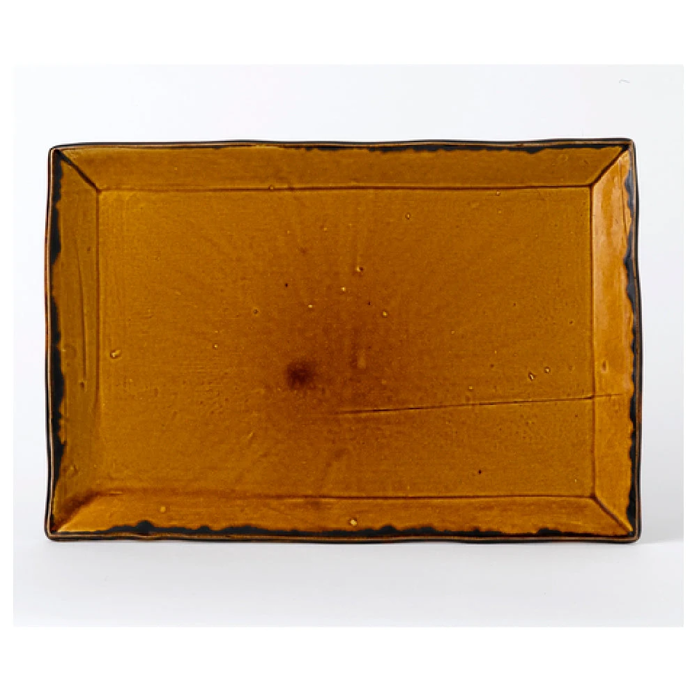 Arc Cardinal HB001 11.25 Inch Vitrified Ceramic Brown Tray 6 Packs