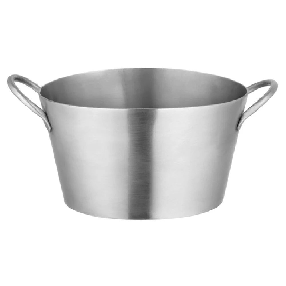 Spring USA SK12628141 6 Inch Oval Mini Tub 13.52 Oz Brushed Stainless Steel