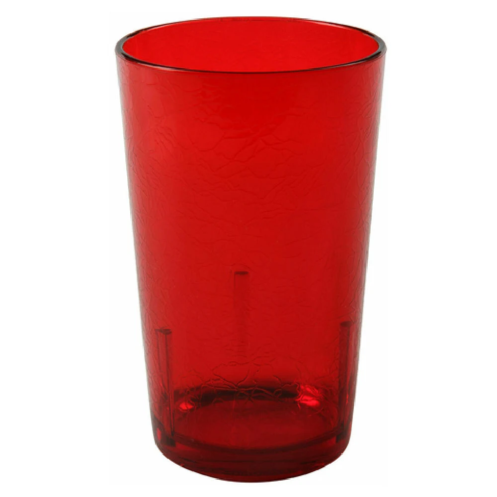 Cambro D12156 12 Oz Crackled Red Tumbler SAN Plastic для Tabletop