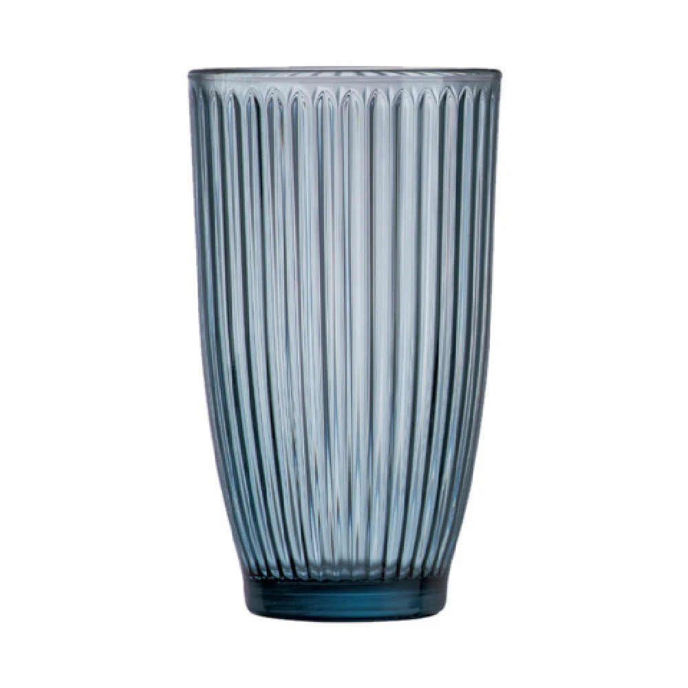 Arc Cardinal V8705 12.25 Oz Hi Ball Glass Blue Rock Line 24 Pack