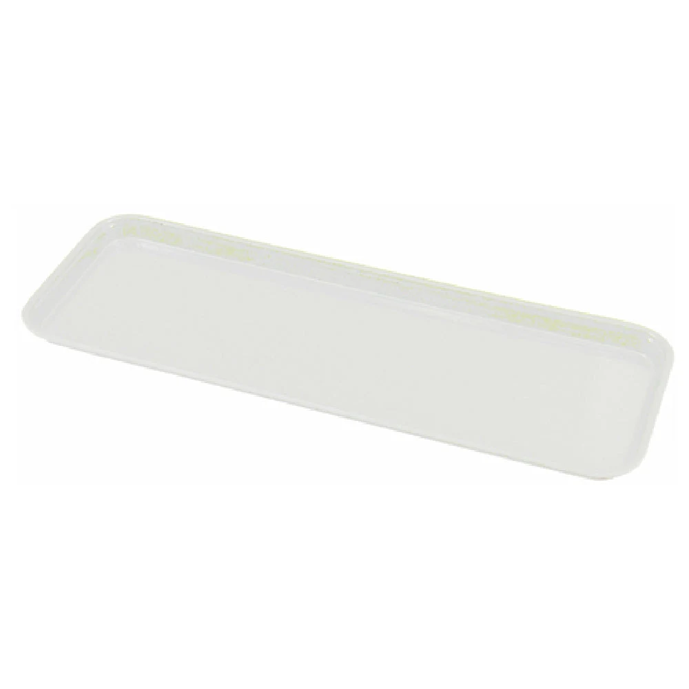 Omcan 24388 30 Inch Rectangular Market Tray White Fiberglass Display