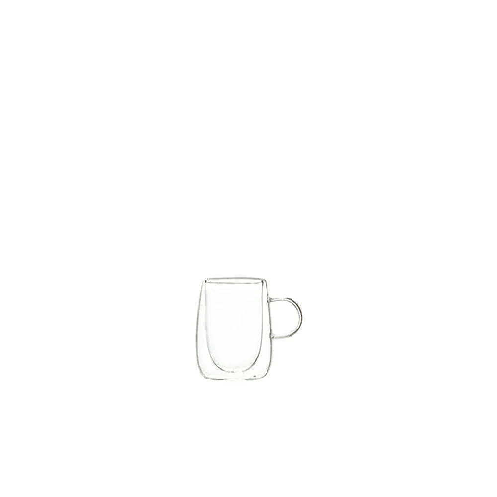 Hospitality Brands HGS27394-012 10 oz Double-Walled Borosilicate Glass Mug