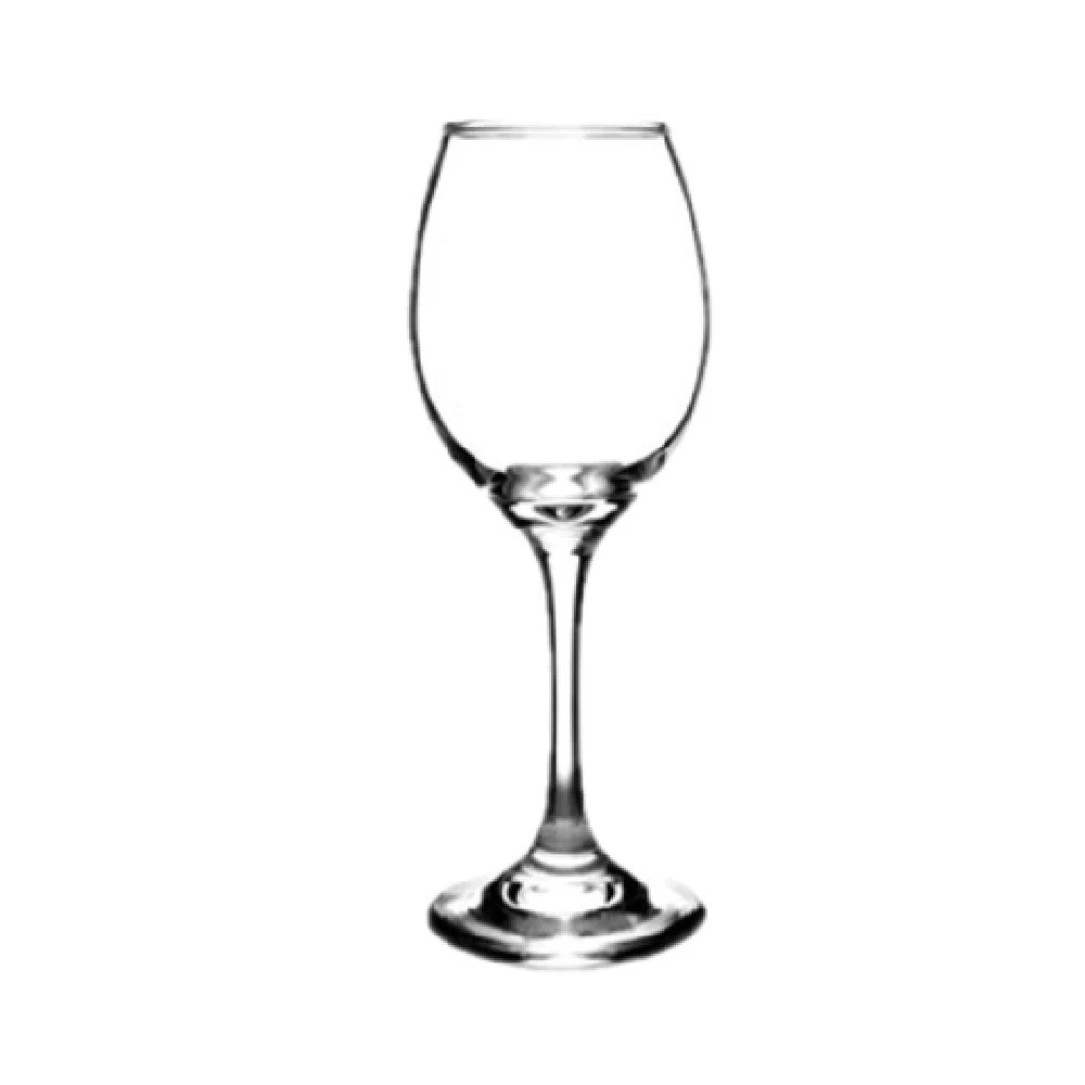 International Tableware 5412 7.5 Oz White Wine Glass Clear Glass With Stem