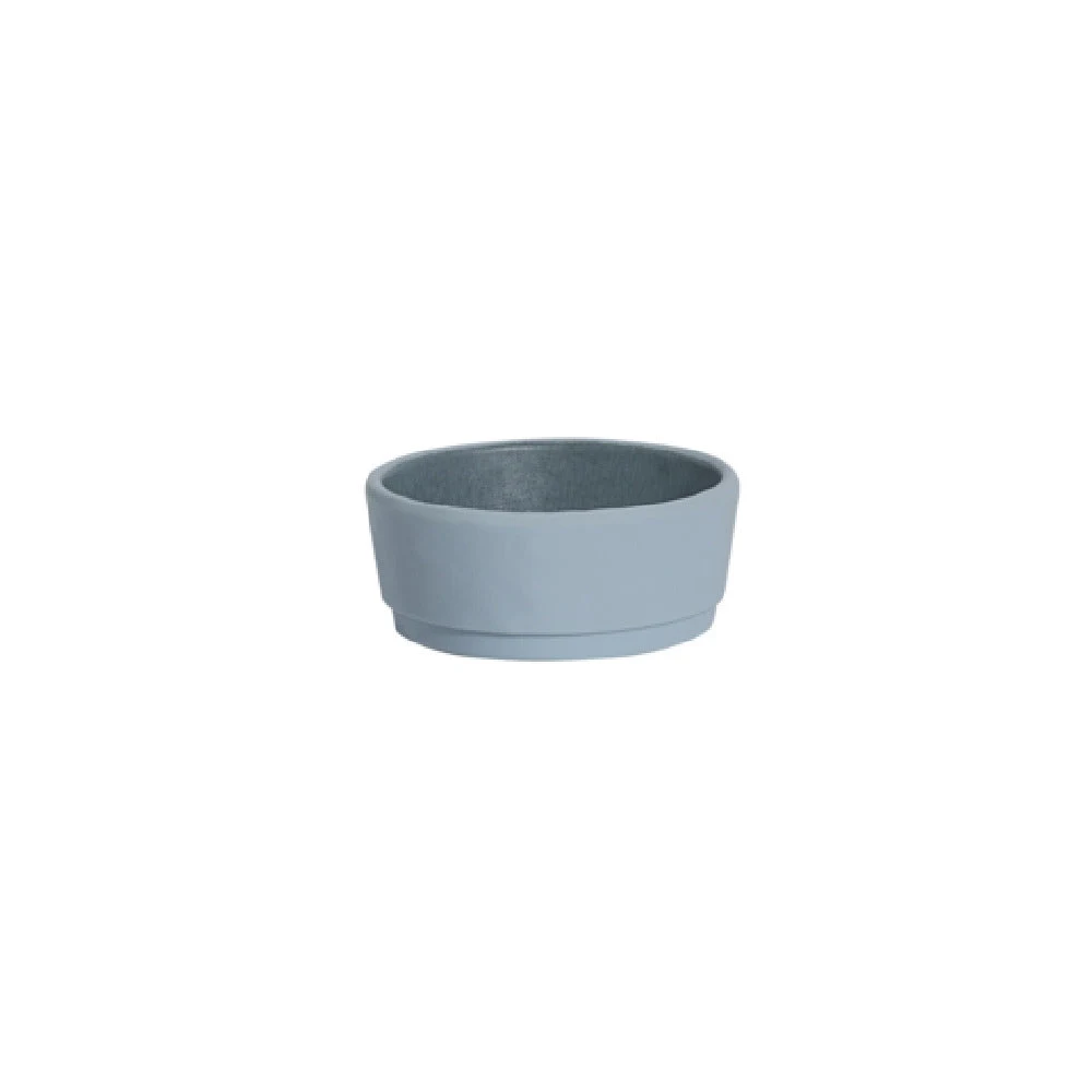 Steelite 7186TM511 2.0 Oz Round Dish Blue Lagoon Melamine 24 Packs