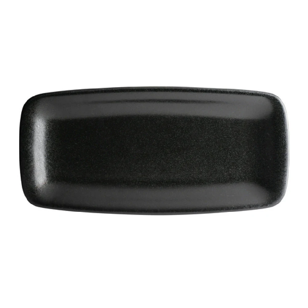 Steelite HL44750AFCA 11-1/2 Inch Black China Tray - 6 Packs