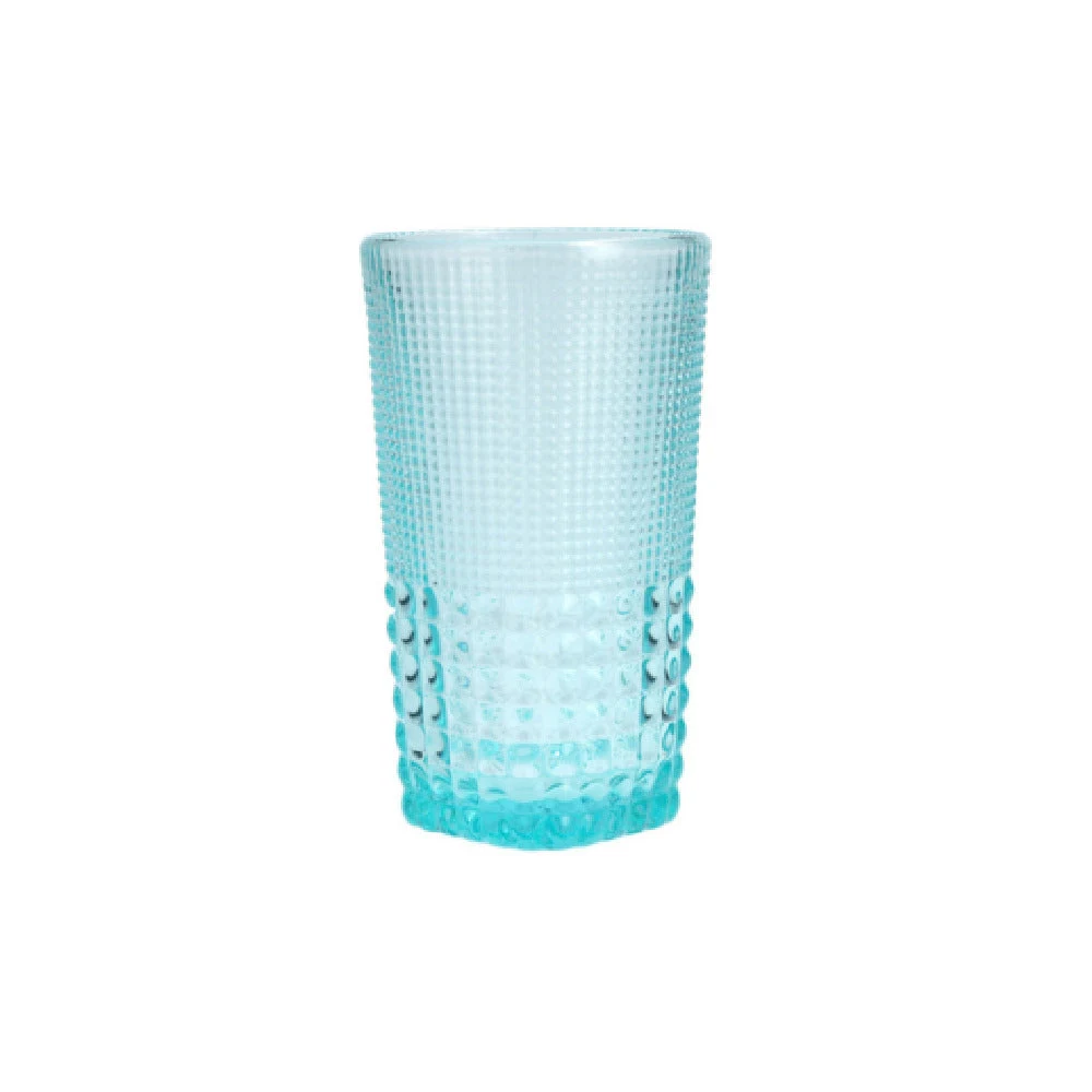 Fortessa DV.MALCOLMPB.03 15 Oz Ice Beverage Glass Pool Blue 24 Packs