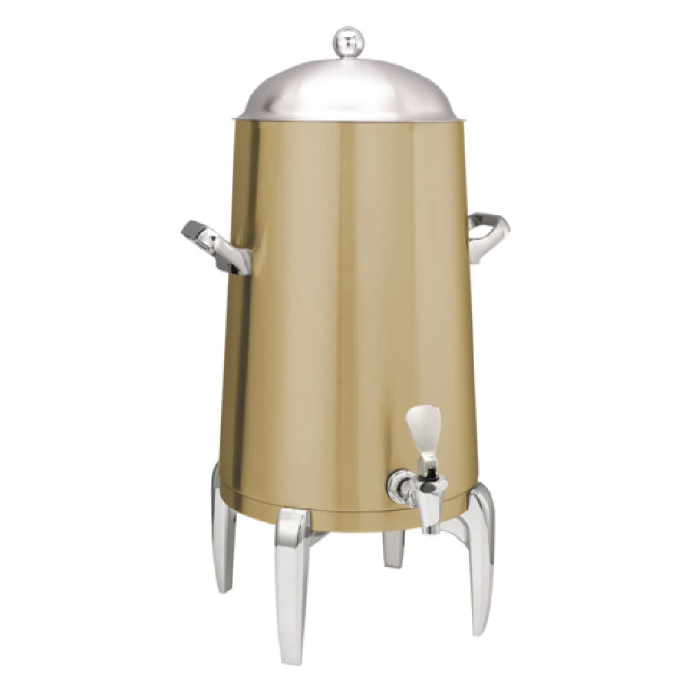 Service Ideas URN50VVGMD 15 Inch Vintage Gold FlameFree Thermo-Urn Stainless