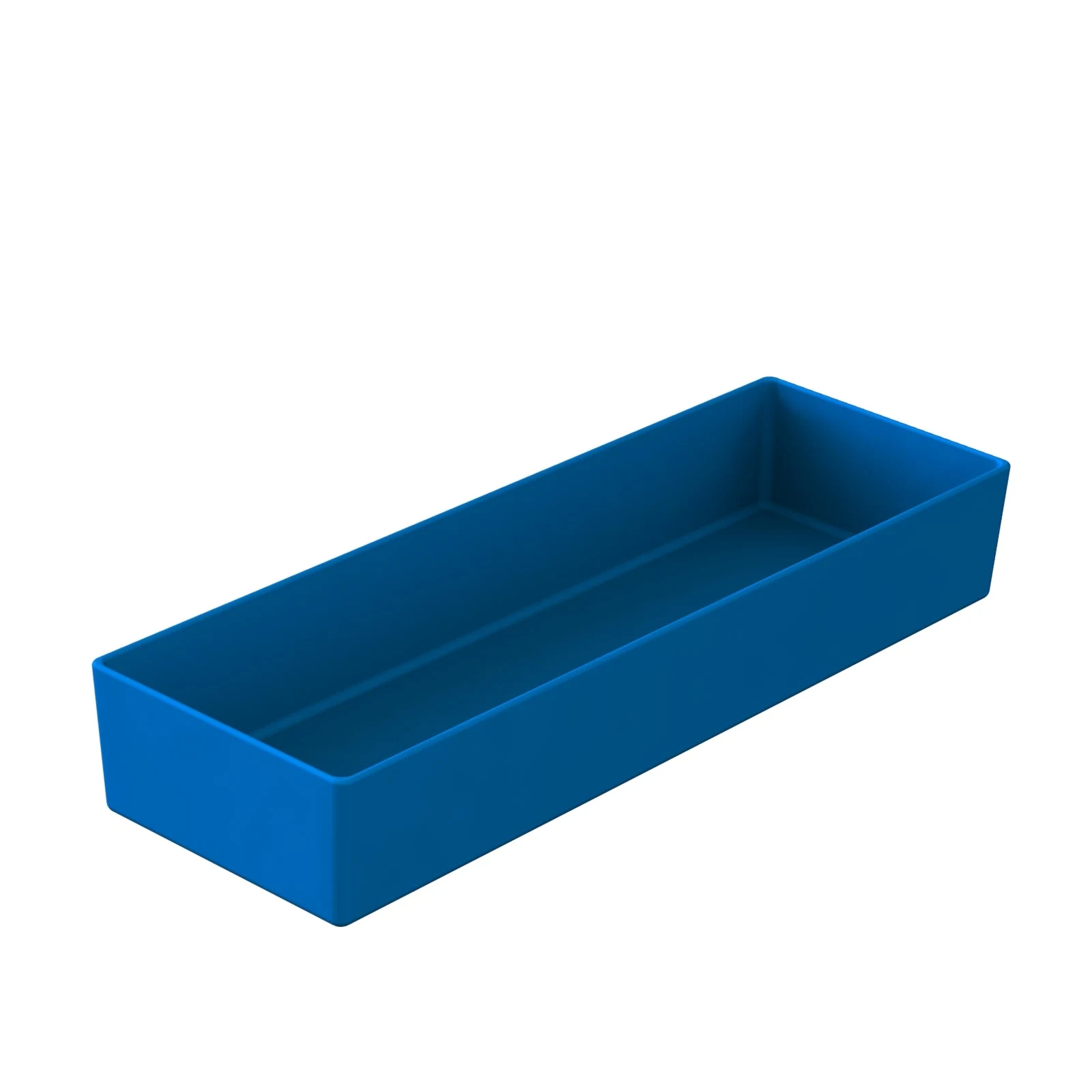 Tablecraft CW4006SBL 5-1/2 Qt Rectangular Bowl Cold Holding Sky Blue Aluminum