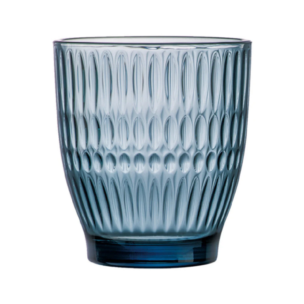 Arc Cardinal V8706 12 Oz Old Fashioned Rocks Glass Arcoroc Rock Dew Blue 24 Packs