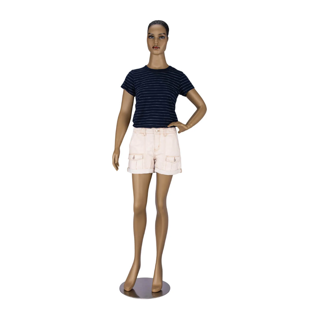 Female African-American Complexion Fiberglass Mannequin