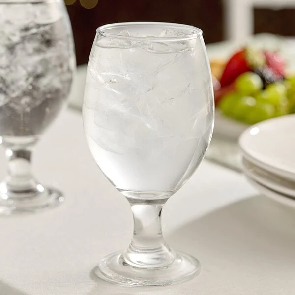 Acopa 14 oz. Customizable Glass Goblet - 12/Case